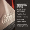 Coleman product with WEATHERTEC system features on a dark background