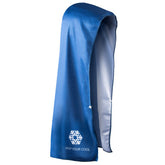 Blue towel with a snowflake logo and 'Keep Your Cool' text on a white background