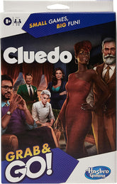 Cluedo board game packaging with characters and Hasbro Gaming logo