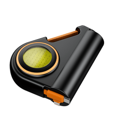 5000mAh Outdoor Power Bank with Built-In Retractable Cable, Flashlight, and Hiking Hook