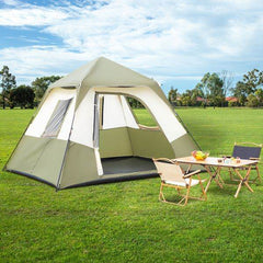6 Person Camping Tent with Rainfly & Carry Bag - 60 Second Set Up