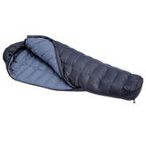 Goose Down Winter Sleeping Bag Grey