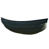 Black hammock on a white background