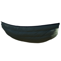 Black hammock on a white background