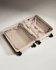 Medium Luggage in Wheat Beige - Single Stripe