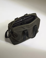 Black bag on a white background