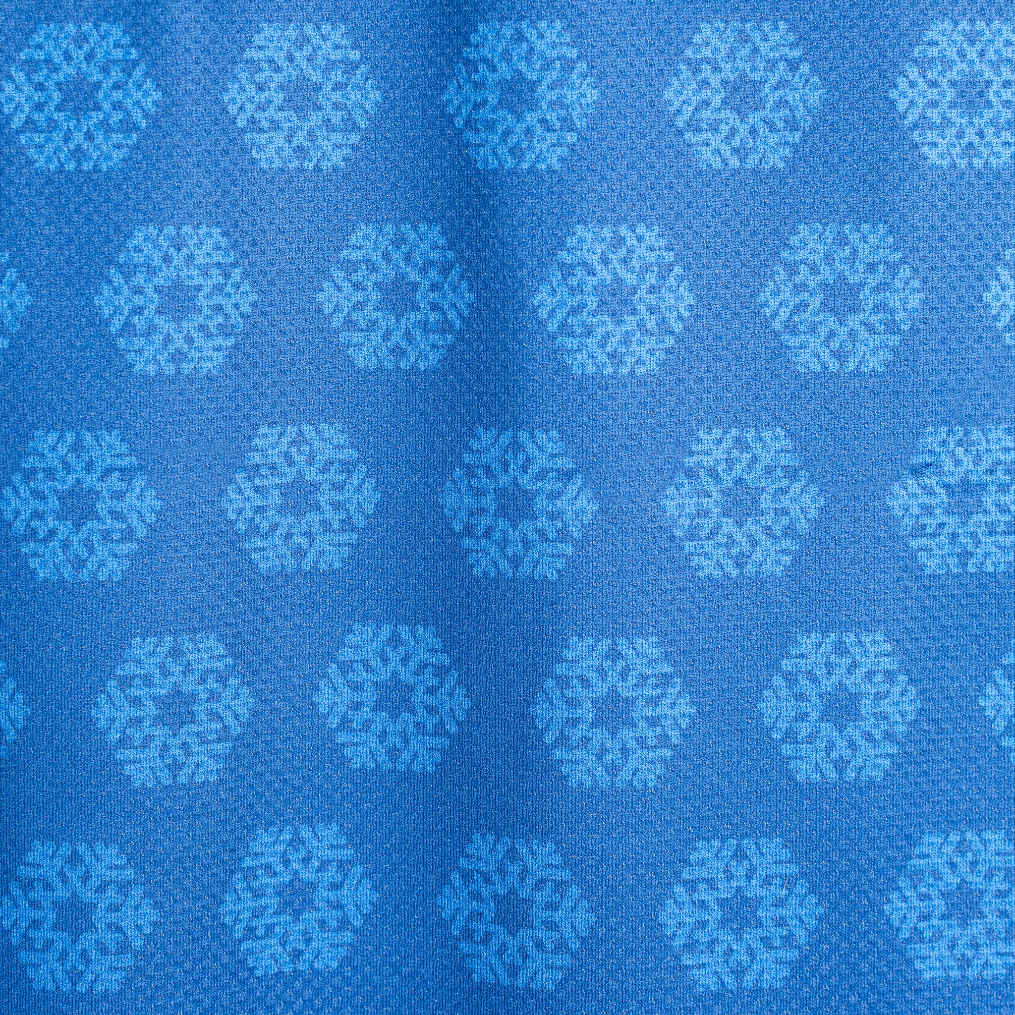 Blue fabric with a subtle geometric pattern