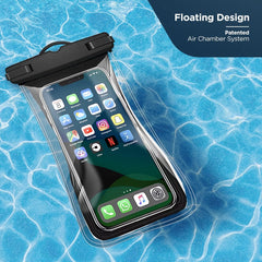 2-Pack Floatable Water Proof iPhone Phone Pouch (Patented Air Chamber)