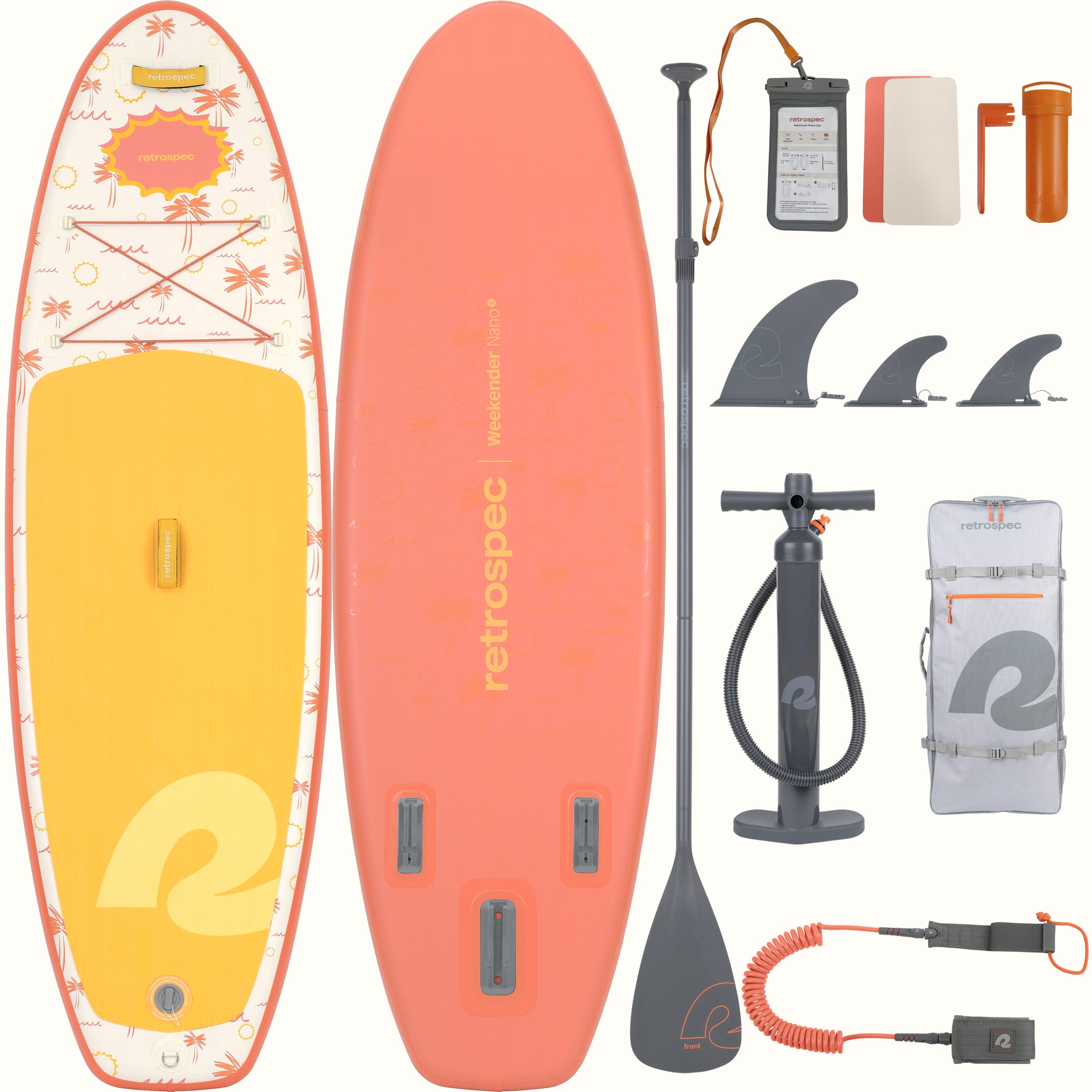 Weekender Nano 2 Kids’ Inflatable Stand Up Paddle Board 8’ | Summer Punch