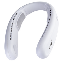 White neck massager with 'GOBI' branding on a white background
