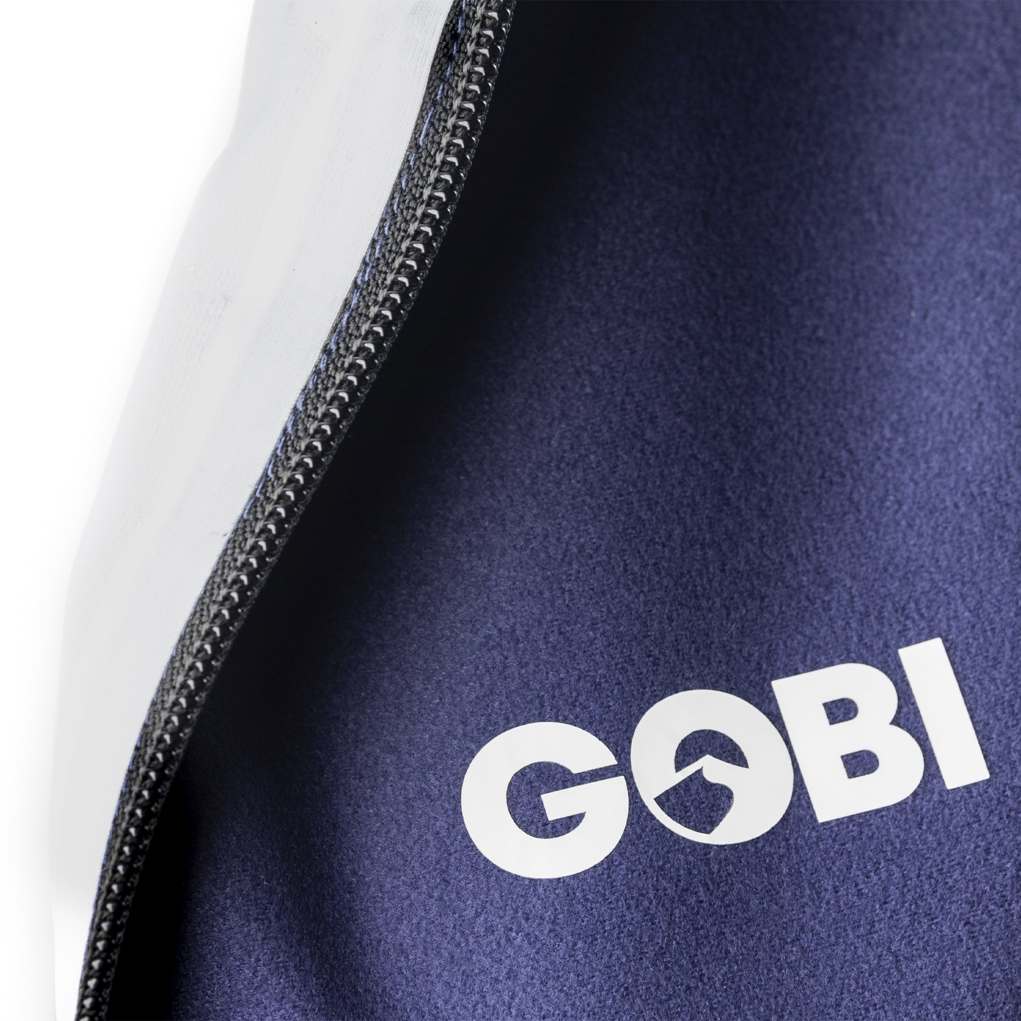 Navy blue bag with 'Gobi' logo on a white background