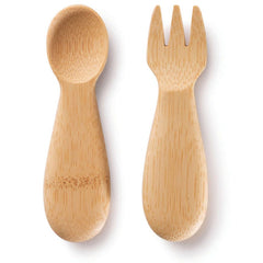 Organic Bamboo Baby Fork & Spoon