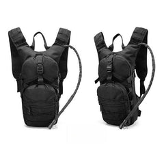 Men’s Tactical Hydration Backpack for Hiking, Trail Riding, and Outdoor Sports Black