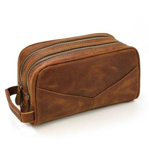 The Nomad Genuine Leather Travel Toiletry Bag Default Title